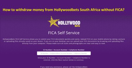 How to withdraw money from Hollywoodbets South Africa without FICA?