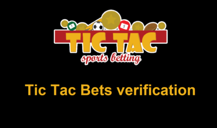 How to complete Tic Tac Bets verification