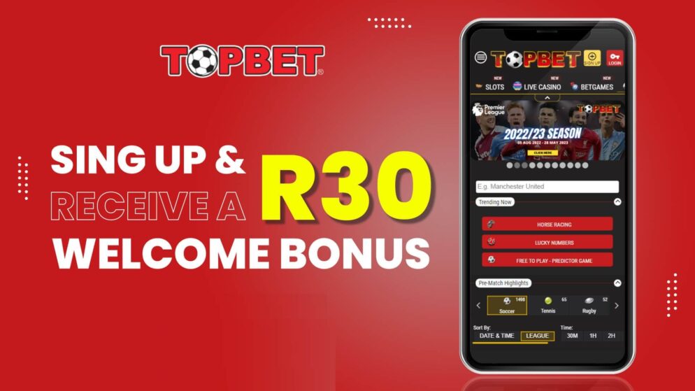 Topbet South Africa welcome bonus