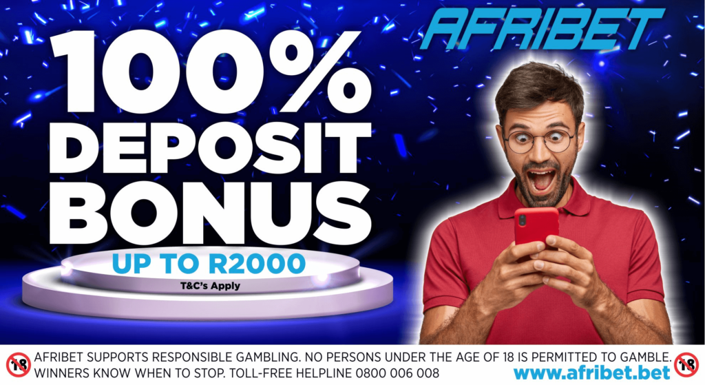 Afribet Casino 100% Deposit Bonus