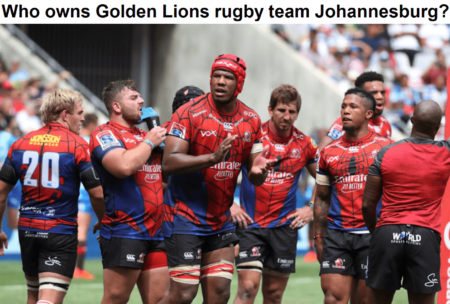 Who is the owner of Golden Lions rugby team Johannesburg?