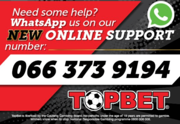 Topbet Whatsapp number