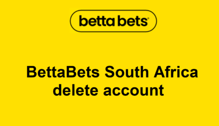 How can I delete an account on BettaBets South Africa?