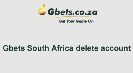 How can I delete an account on Gbets South Africa?