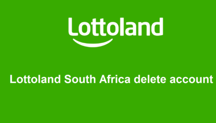 How can I delete an account on Lottoland South Africa?