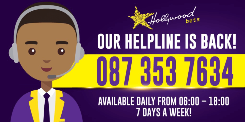 Helpline Hollywoodbets 