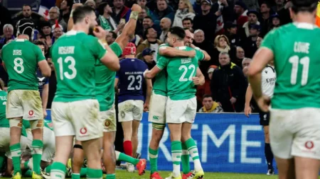 South African Player Receives Red Card as Ireland Decisively Beats France in Six Nations Rugby Match