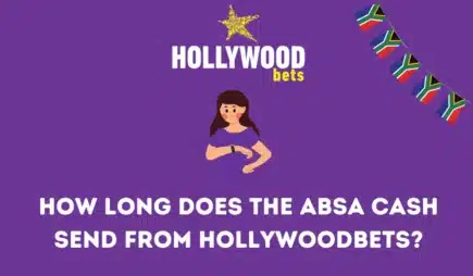 How long does the ABSA cash send from Hollywoodbets?