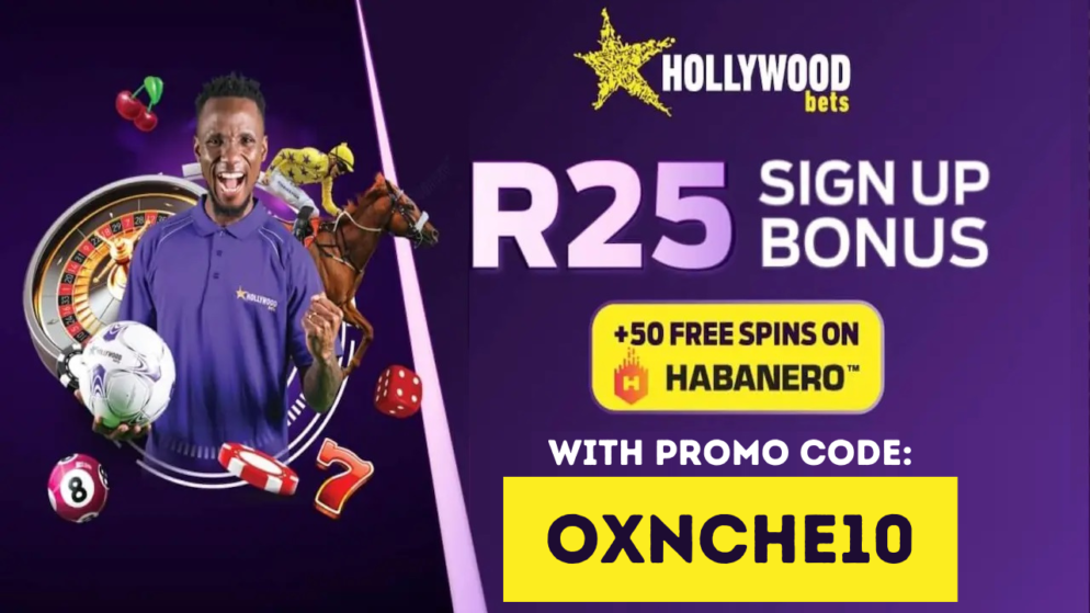 Hollywoodbets bonus code Oxnche10 for sport bets