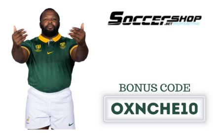 Oxnche10 bonus code in SoccerShop.bet for sport bets