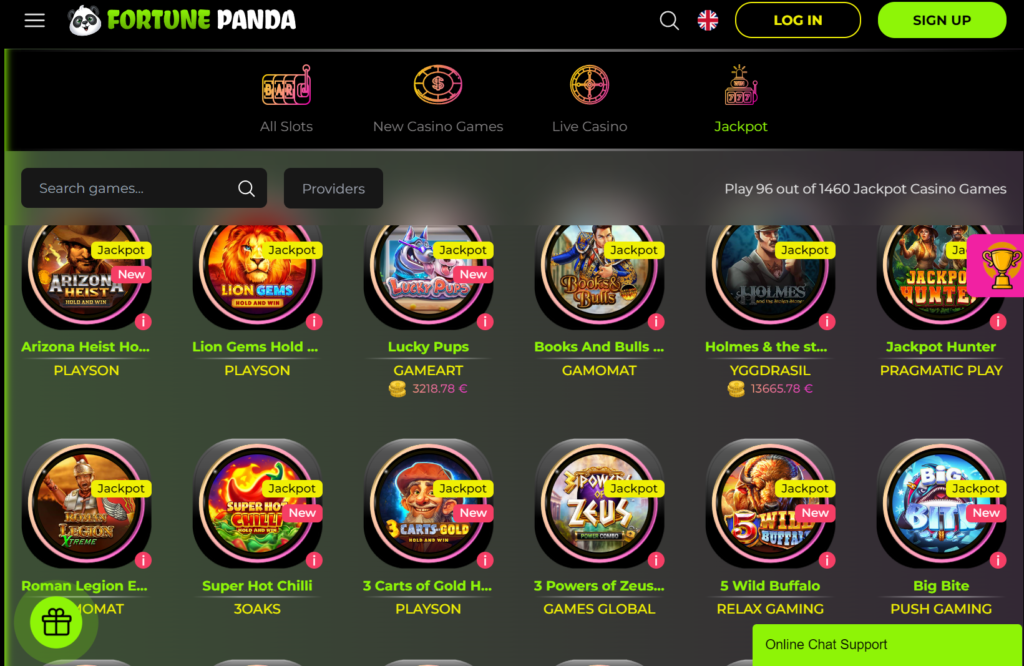 Slot Games Fortune Panda