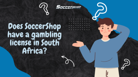 Does SoccerShop.bet have a gambling license in South Africa?