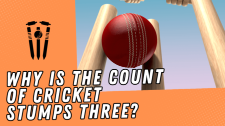 Why is the count of cricket stumps three?