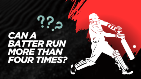 Can a batter run more than four times?