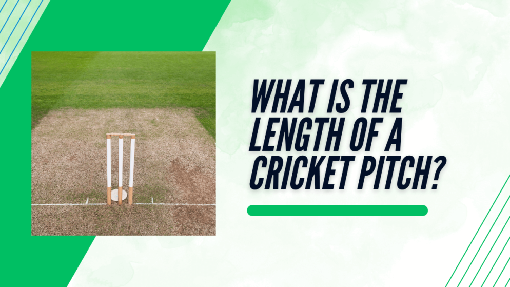 What is the length of a cricket pitch?