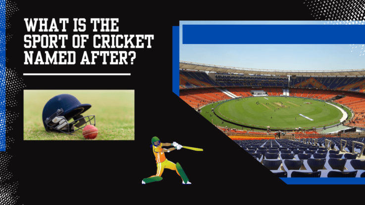 What is the sport of cricket named after?