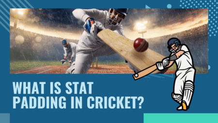 What is stat padding in the sport of cricket?