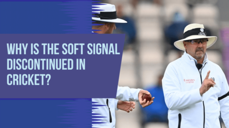 Why is the soft signal discontinued in cricket?