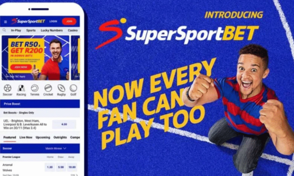 Overview of the Mobile Version of Super Sport Bet South Africa
