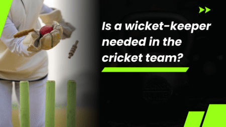 Is a wicket-keeper needed in the cricket team?
