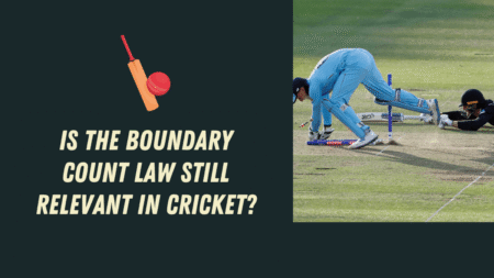 Is the boundary count law still relevant in cricket?