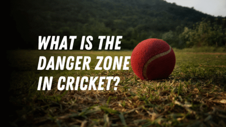 What is the danger zone in cricket?