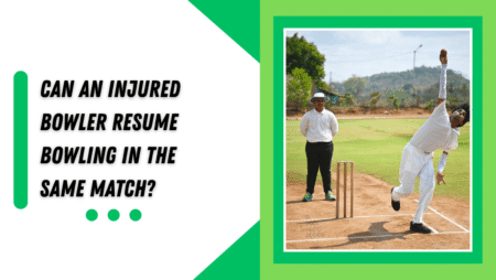 Can an injured bowler resume bowling in the same match?