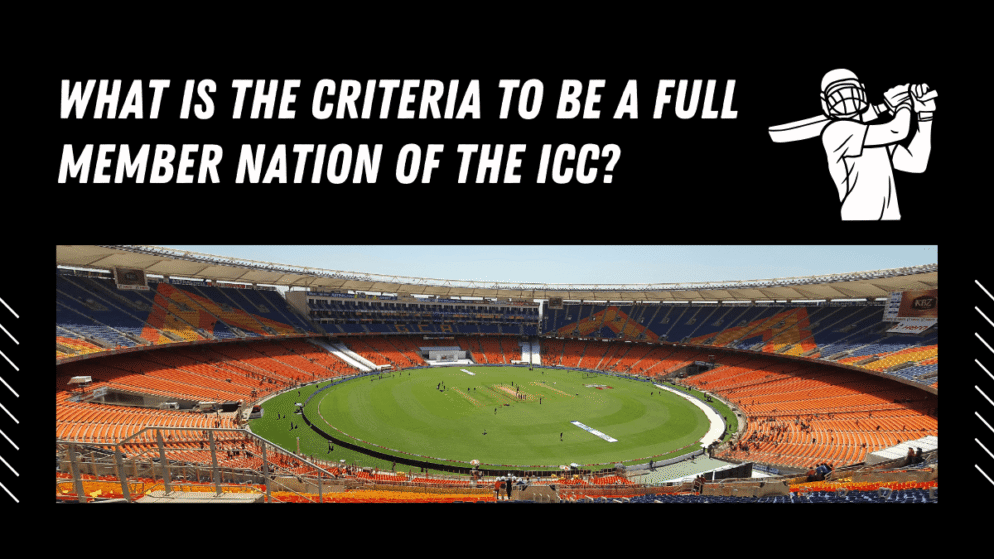 What is the criteria to be a full member nation of the ICC?