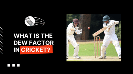 What is the dew factor in cricket?