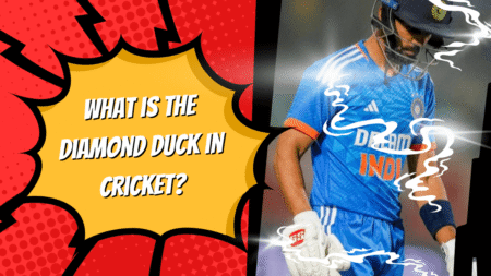 What is the diamond duck in cricket?