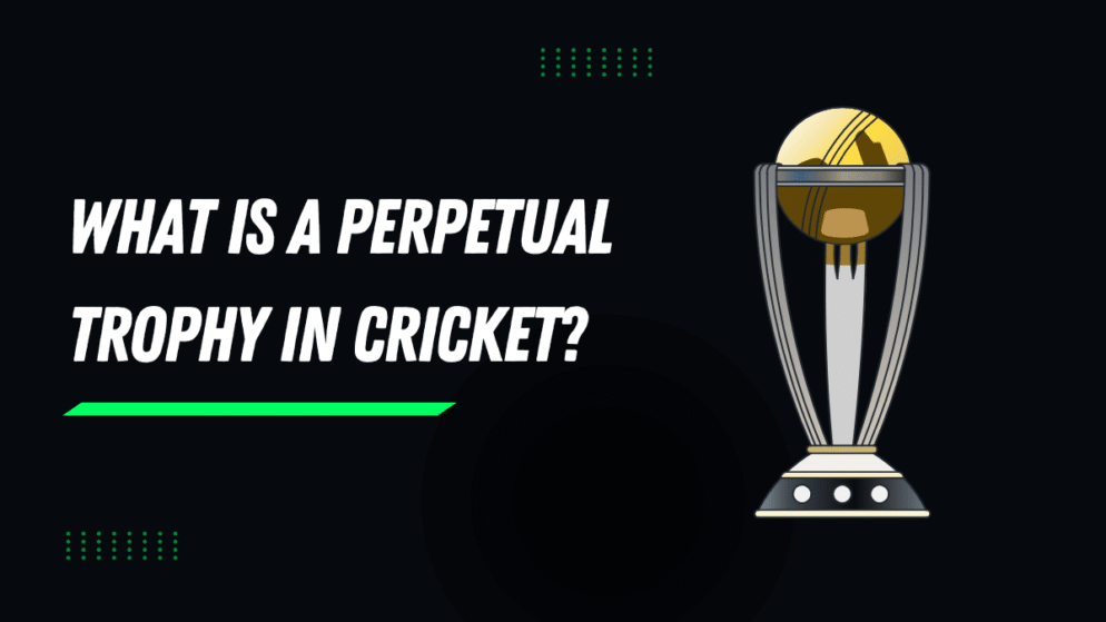 What is a perpetual trophy in the sport of cricket?