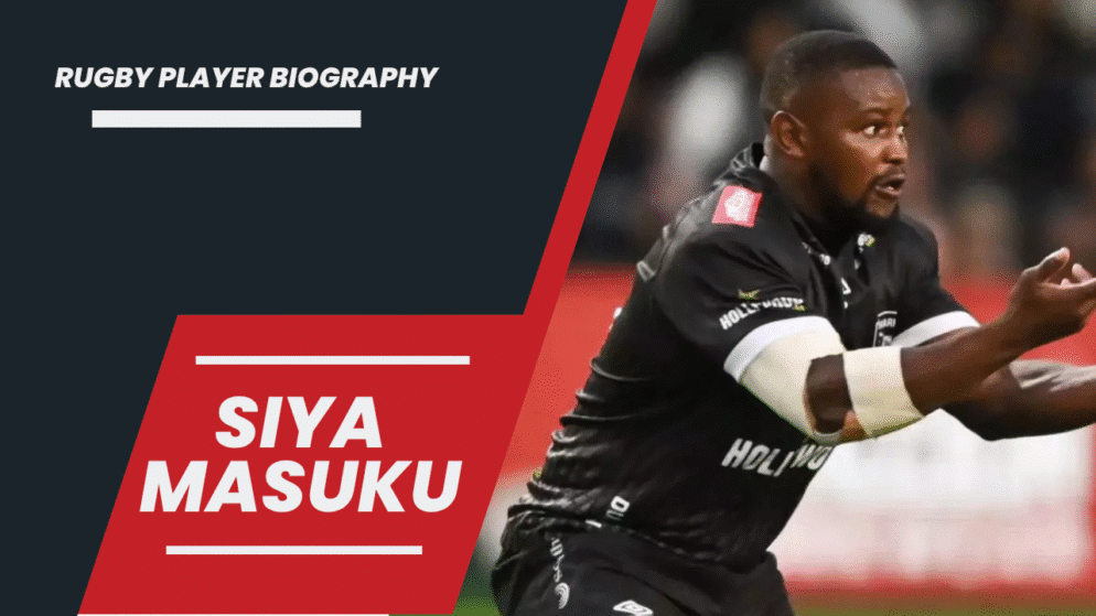 Siya Masuku Rugby Player Biography