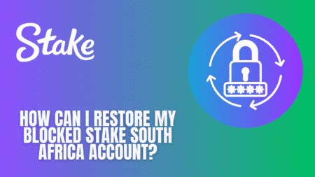 How can I restore my blocked Stake South Africa account?