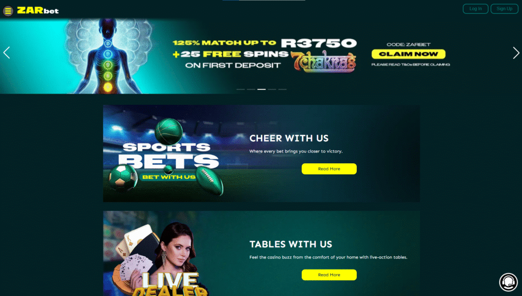 Information about the Welcome Bonus Offered by ZAR Bet South Africa